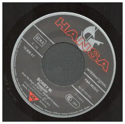 Boney M. - Rasputin