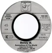 7inch Vinyl Single - Boney M. - Somewhere In The World / Exodus (Noah's Ark 2001)