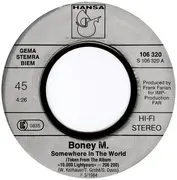 7'' - Boney M. - Somewhere In The World / Exodus (Noah's Ark 2001)