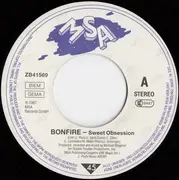 7inch Vinyl Single - Bonfire - Sweet Obsession