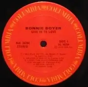 LP - Bonnie Boyer - Give In To Love