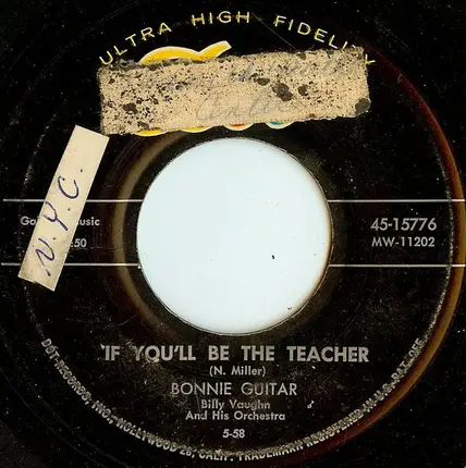 Bonnie Guitar - I Found You Out / If You'll Be The Teacher