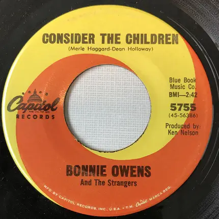 Bonnie Owens - Consider The Children / I Know He Loves Me