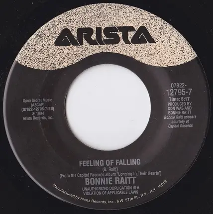 Bonnie Raitt - Feeling Of Falling / You Got It