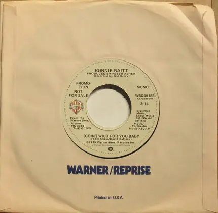 Bonnie Raitt - (Goin') Wild For You Baby