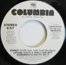 7inch Vinyl Single - Bonnie Tyler Duet With Todd Rundgren - Loving You's A Dirty Job But Somebody's Gotta Do It