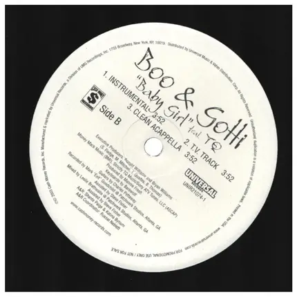Boo & Gotti - Baby Girl