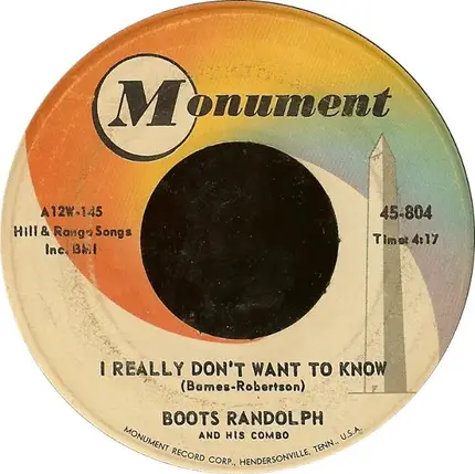 Boots Randolph And His Combo - Yakety Sax