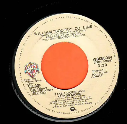 Bootsy Collins - Take A Lickin' And Keep On Kickin' / Shine-O-Myte