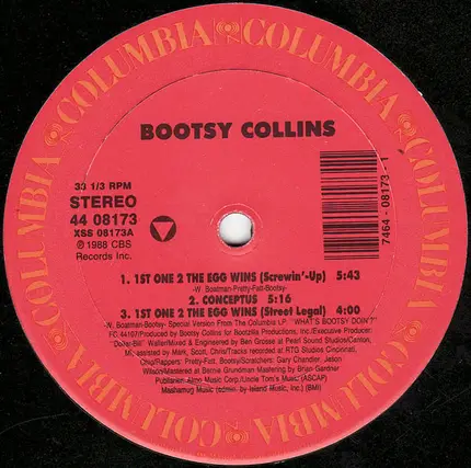 Bootsy Collins - 1st One 2 The Egg Wins