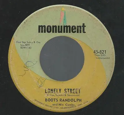 Boots Randolph - Windy And Warm / Lonely Street
