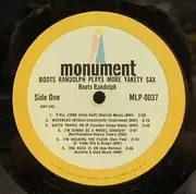 LP - Boots Randolph - Boots Randolph Plays More Yakety Sax - Monarch Pressing