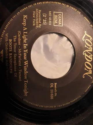 Boots Randolph - Keep A Light In Your Window Tonight