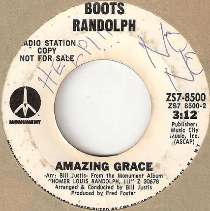 Boots Randolph - My Sweet Lord / Amazing Grace