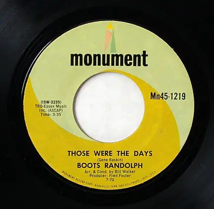 Boots Randolph - Sunday Mornin' Comin' Down