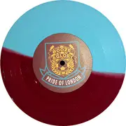 7inch Vinyl Single - Booze & Glory Featuring Mick Fitzsimons - Back Where We Belong - Claret & Blue