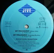 12inch Vinyl Single - Boogie Down Productions - My Philosophy / Stop The Violence