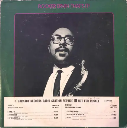Booker Ervin - That's It!