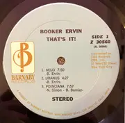 LP - Booker Ervin - That's It!