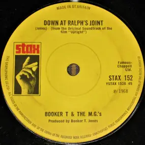 Booker T & The MG's - Down At Ralphs Joint / Something