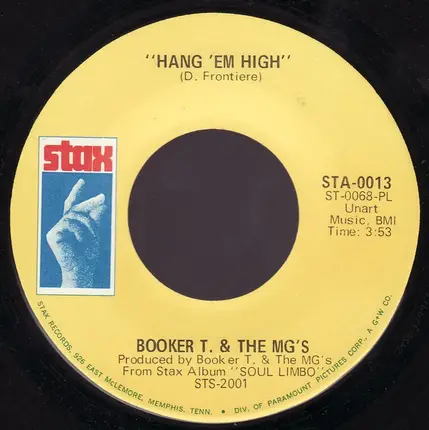 Booker T & The MG's - Over Easy / Hang 'Em High
