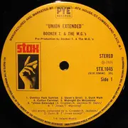 LP - Booker T & The MG's - Union Extended