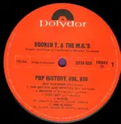 LP - Booker T. and the M.G.'s - Pop History Vol. 8