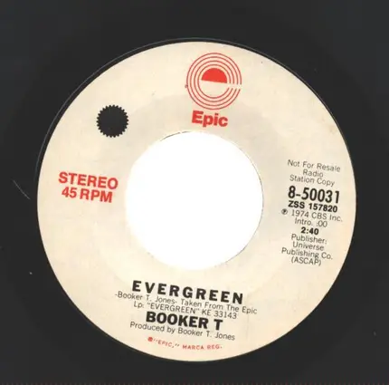 Booker T. Jones - Evergreen