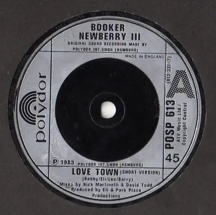 Booker Newberry III - Love Town