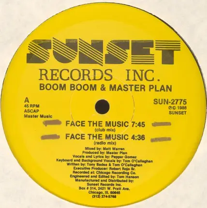 Boom Boom & Master Plan - Face The Music