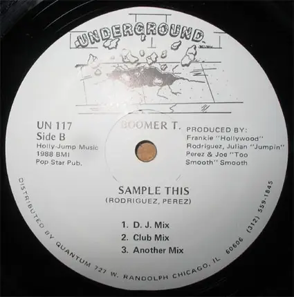 Boomer T - Sample This