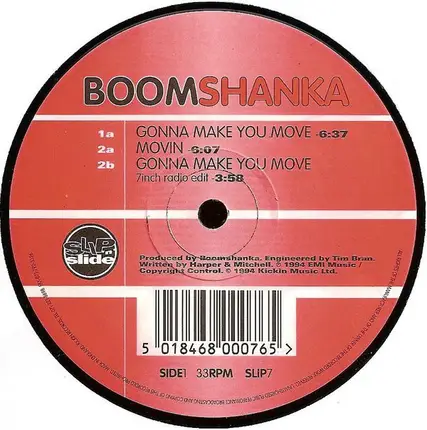 Boomshanka - Gonna Make You Move