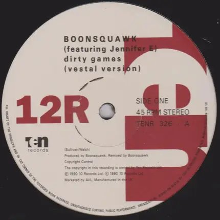 Boonsquawk Featuring Jennifer E - Dirty Games