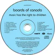 CD - Boards Of Canada - Music Has The Right To Children - Digipak