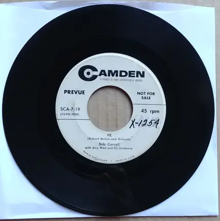 Bob Carroll - Suddenly There's A Valley