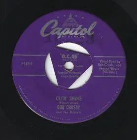 Bob Crosby - Savoy Blues / Cryin' Shame