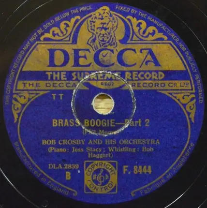 Bob Crosby And His Orchestra - Brass Boogie