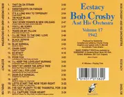 CD - Bob Crosby And His Orchestra - Ecstacy: Volume 17 1942