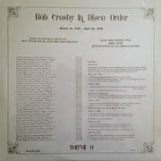 LP - Bob Crosby - In Disco Order Volume 11