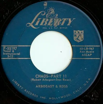 Bob Arbogast & Stanley Ralph Ross - Chaos--Part 1