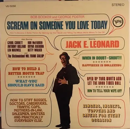 Bob Booker And George Foster - Scream on Someone You Love Today