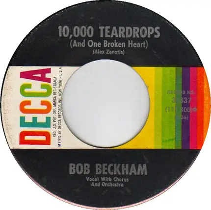 Bob Beckham - 10,000 Teardrops (And One Broken Heart)