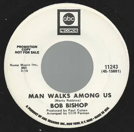 Bob Bishop - Man Walks Among Us