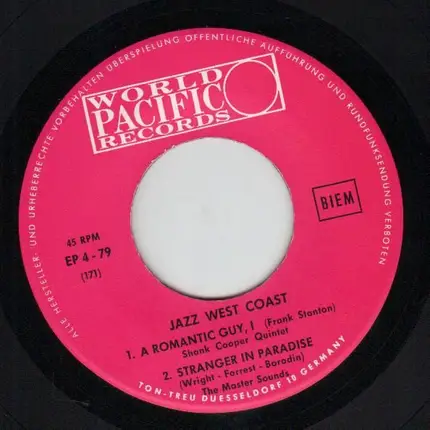 Bob Brookmeyer, Shank Cooper Qintet a.o. - Jazz West Coast