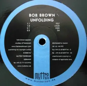Bob Brown - Unfolding