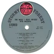 LP - Bob Brown - The Wall I Built Myself - +lyrics sheet