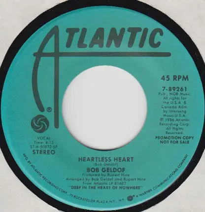 Bob Geldof - Heartless Heart