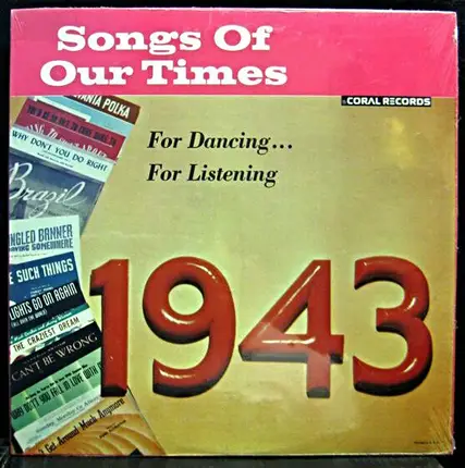 Bob Grant And His Orchestra - Songs Of Our Times - Song Hits Of 1943