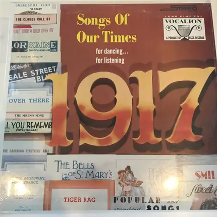 Bob Grant And His Orchestra - Songs Of Our Times: Song Hits of 1917