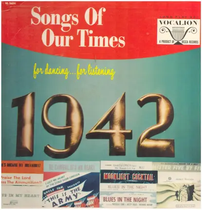 Bob Grant And His Orchestra - Song Hits Of 1942